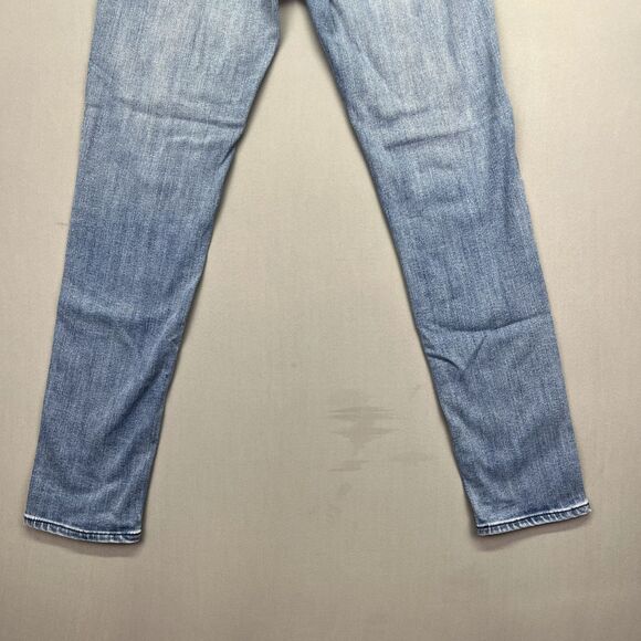 Anthropologie AG Retro Stevie Slim Straight Jeans Size‎ 26R Mid Rise Light Wash - Picture 14 of 16